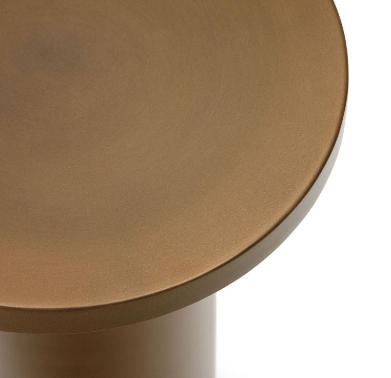Masa laterala maro din metal 41 cm Liuva Kave Home