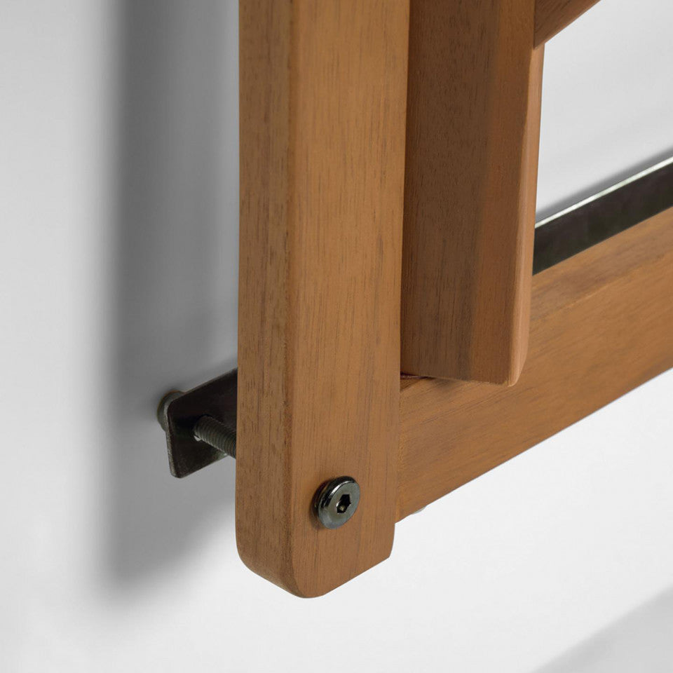 Masa pliabila exterior pentru balcon maro din lemn 40x40 cm Amarillis Kave Home