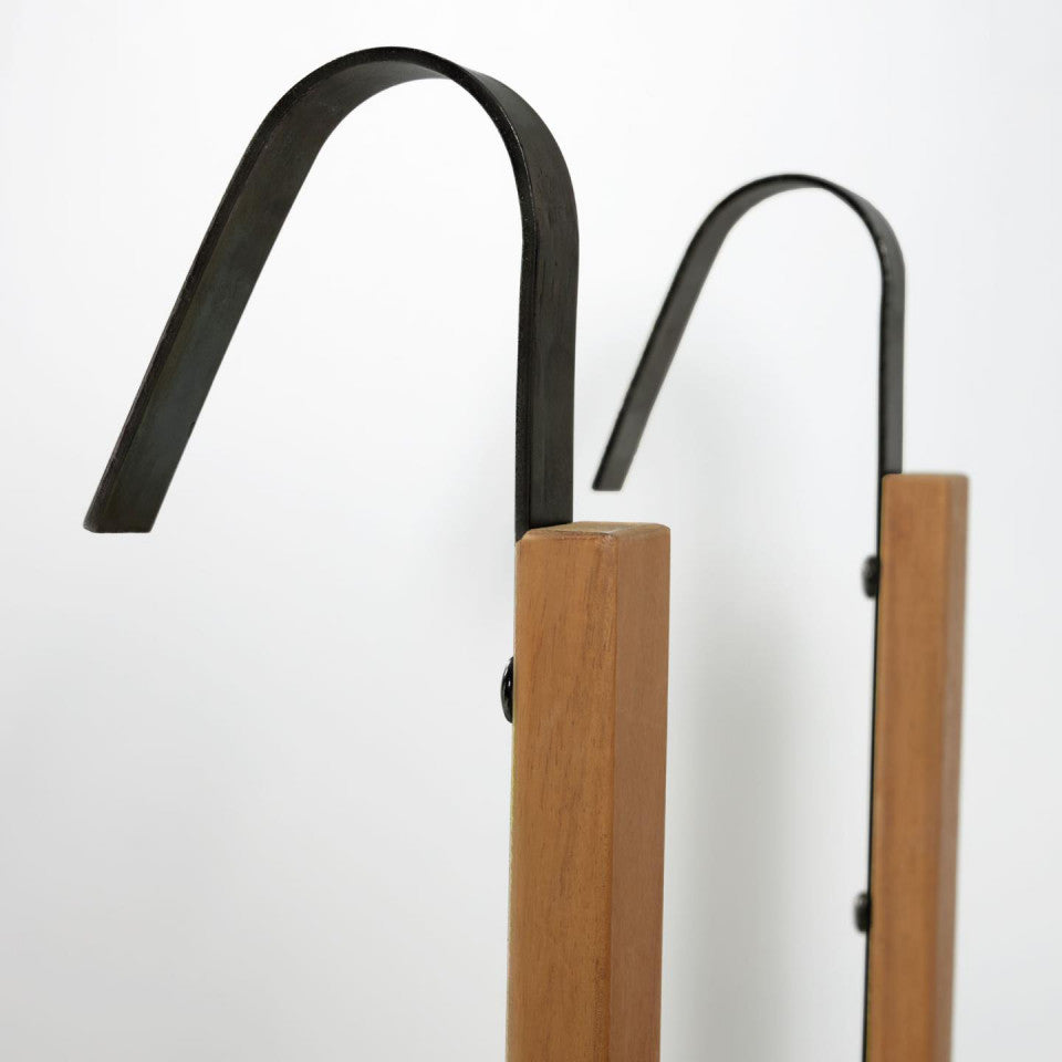 Masa pliabila exterior pentru balcon maro din lemn 40x40 cm Amarillis Kave Home