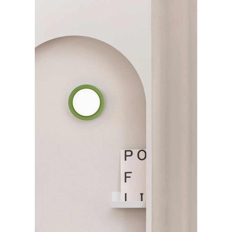 Mini Aplica LED de perete / tavan design modern IP44 MAY Green