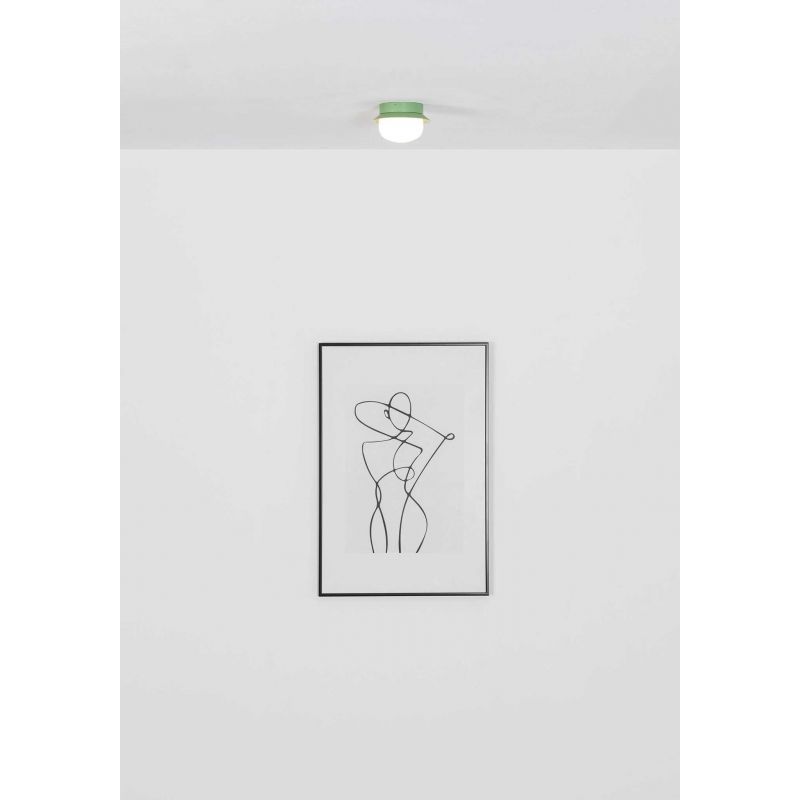 Mini Aplica LED de perete / tavan design modern IP44 MAY Green