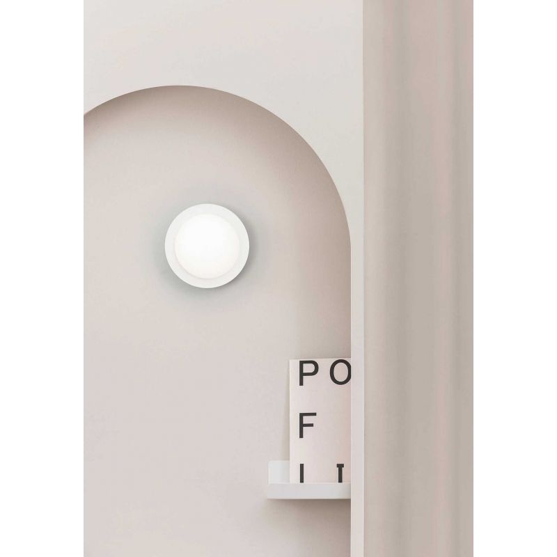 Mini Aplica LED de perete / tavan design modern IP44 MAY White
