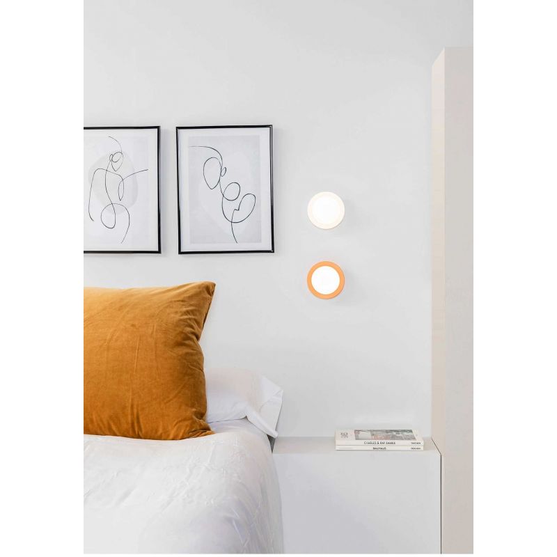 Mini Aplica LED de perete / tavan design modern IP44 MAY White