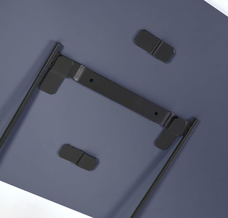 Oglinda cu raft din metal 40x80 cm Ebian Kave Home