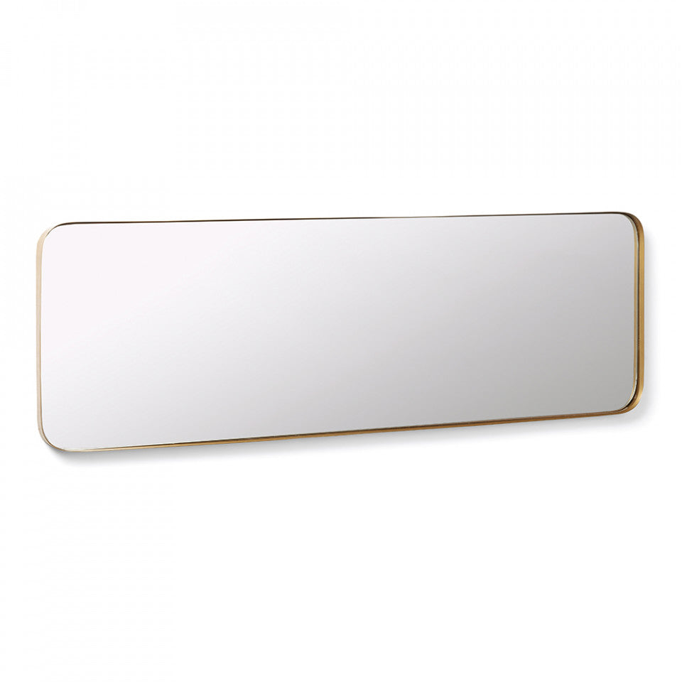 Oglinda dreptunghiulara aurie din metal 55x151 cm Orsini Kave Home