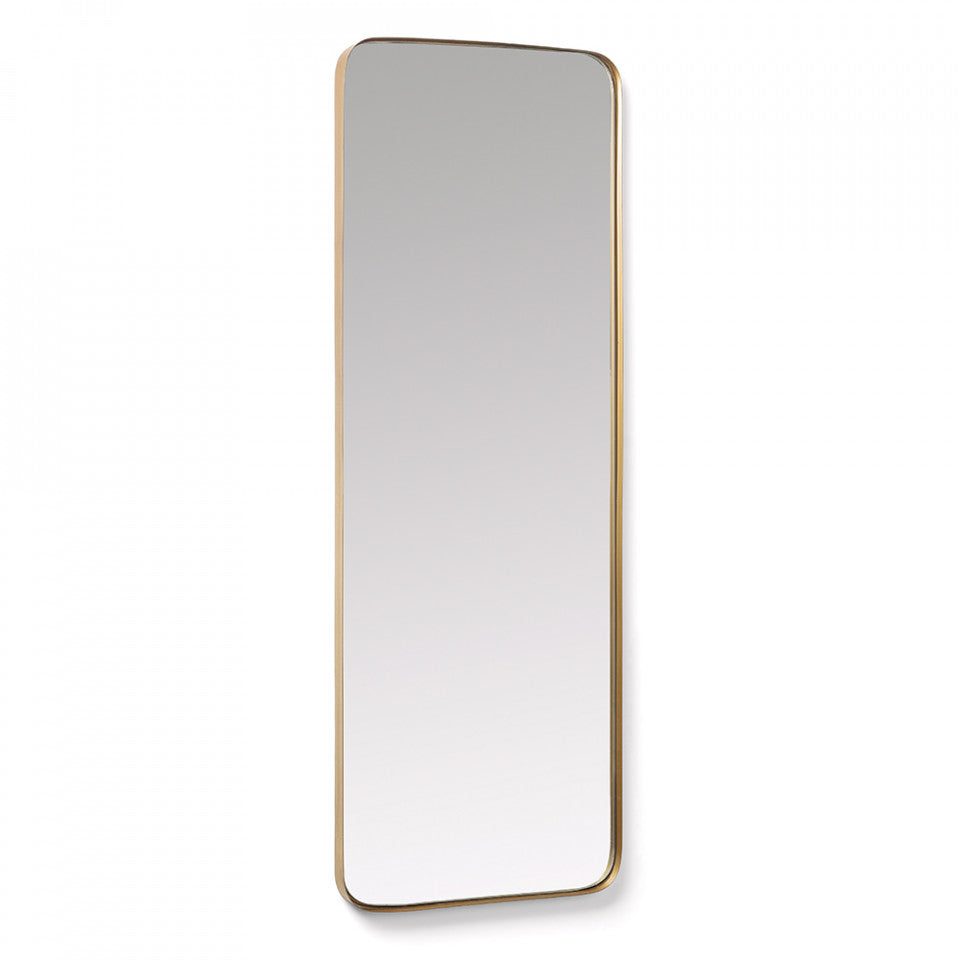 Oglinda dreptunghiulara aurie din metal 55x151 cm Orsini Kave Home