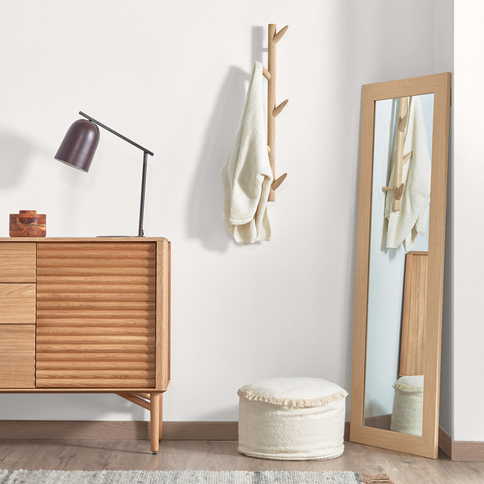 Oglinda dreptunghiulara maro deschis 81x181 cm Yvaine Kave Home