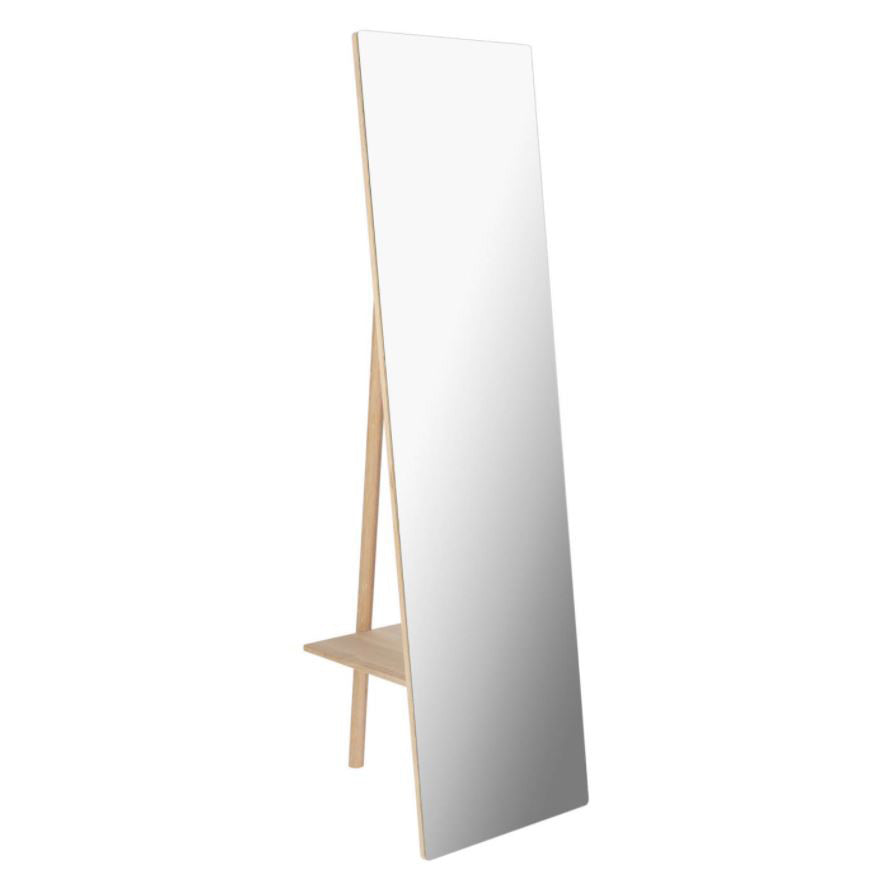 Oglinda dreptunghiulara maro din lemn 45x160 cm Keisy Kave Home
