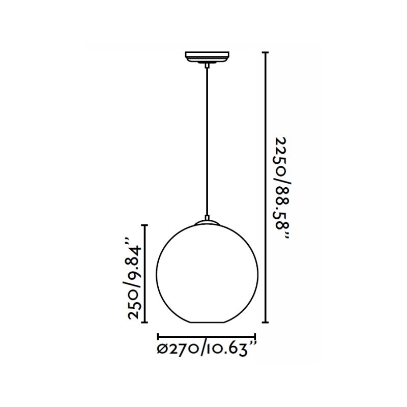 Pendul design minimalist CLARA