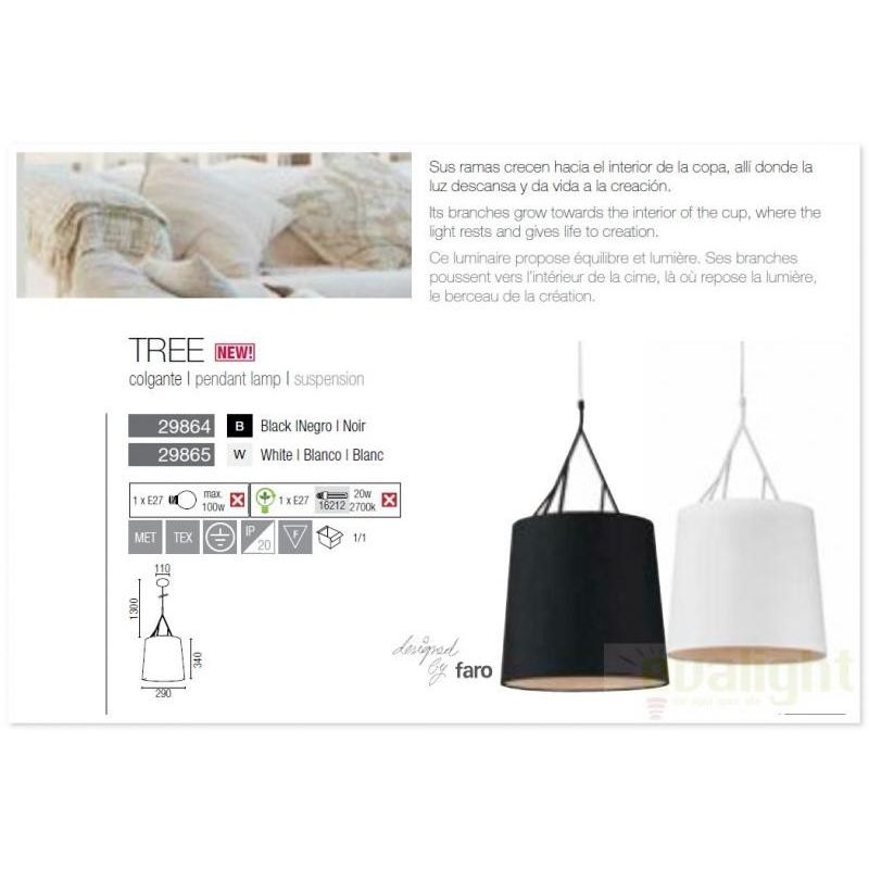 Pendul design modern diam. 29cm Tree