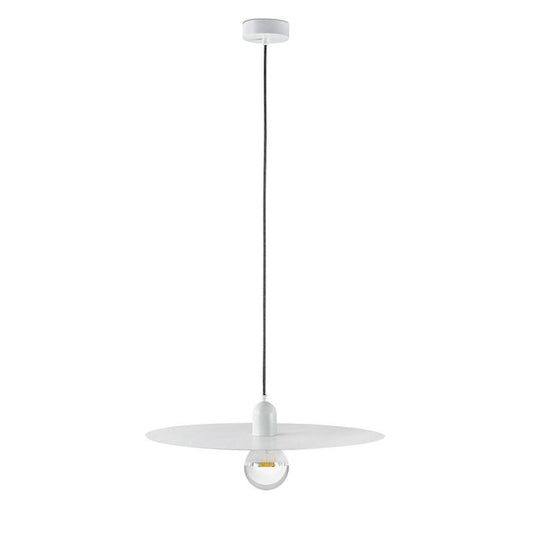 Pendul design modern minimalist PLAT alb