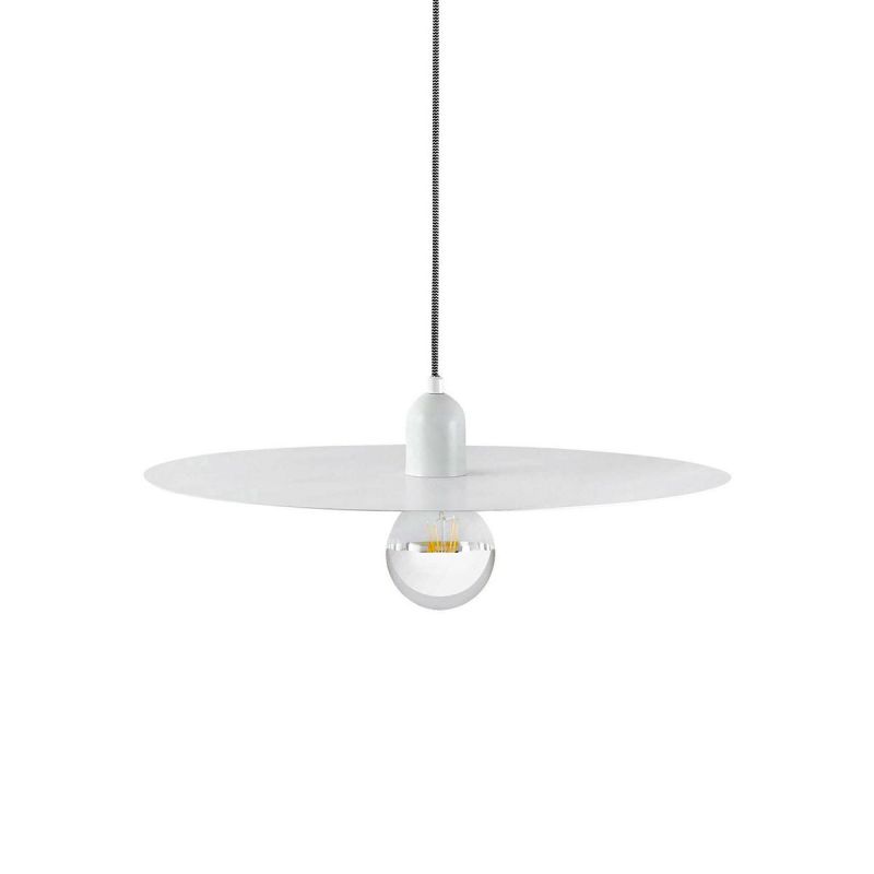 Pendul design modern minimalist PLAT alb