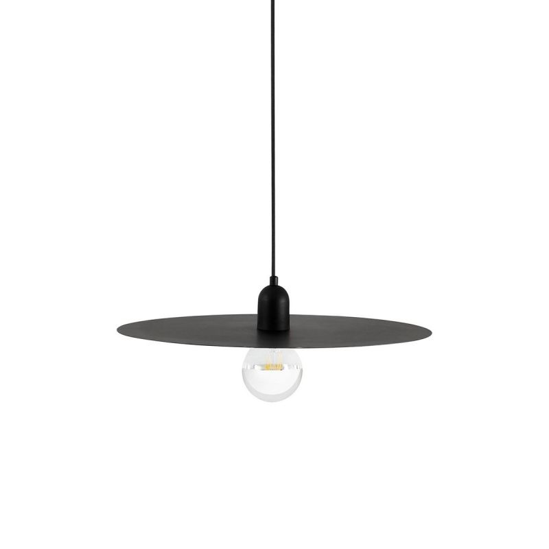 Pendul design modern minimalist PLAT negru