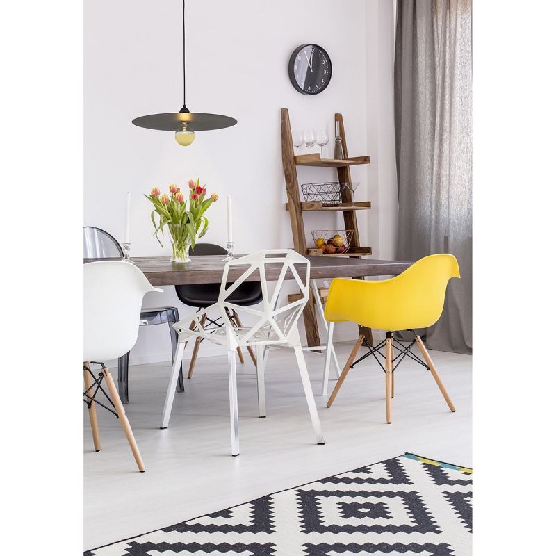 Pendul design modern minimalist PLAT negru