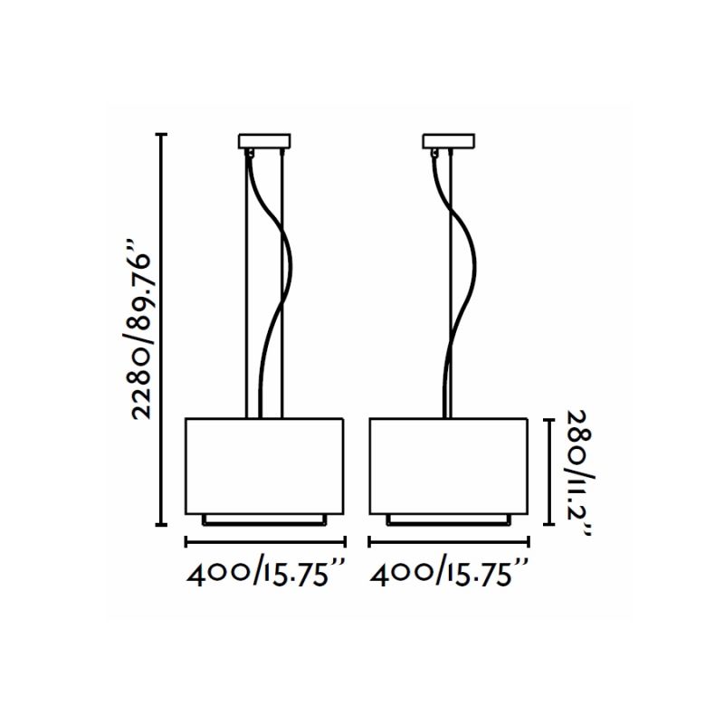 Pendul design modern VESPER-2