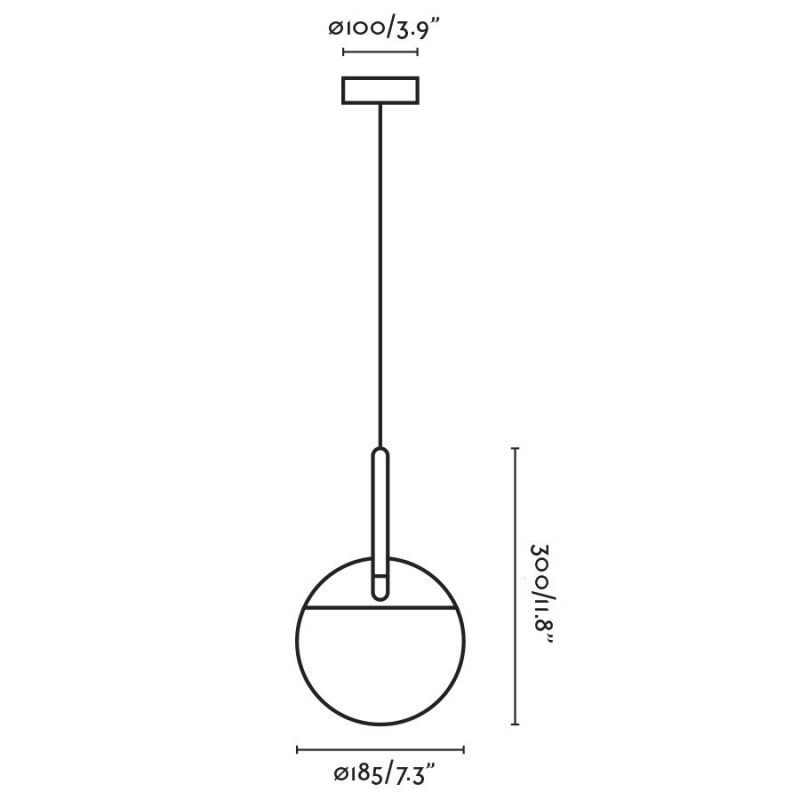 Pendul MINE White