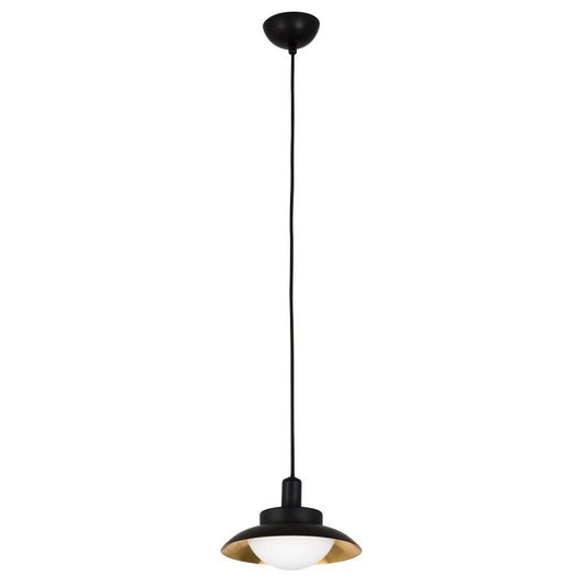 Pendul modern SIDE negru/cupru