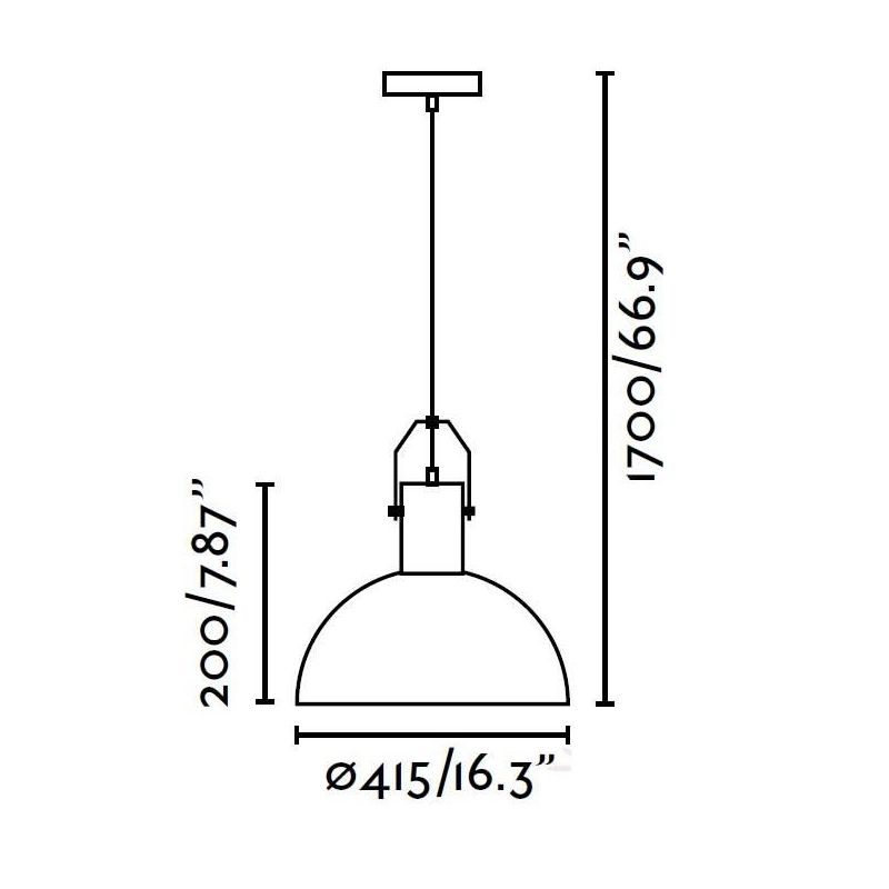 Pendul negru MARGOT