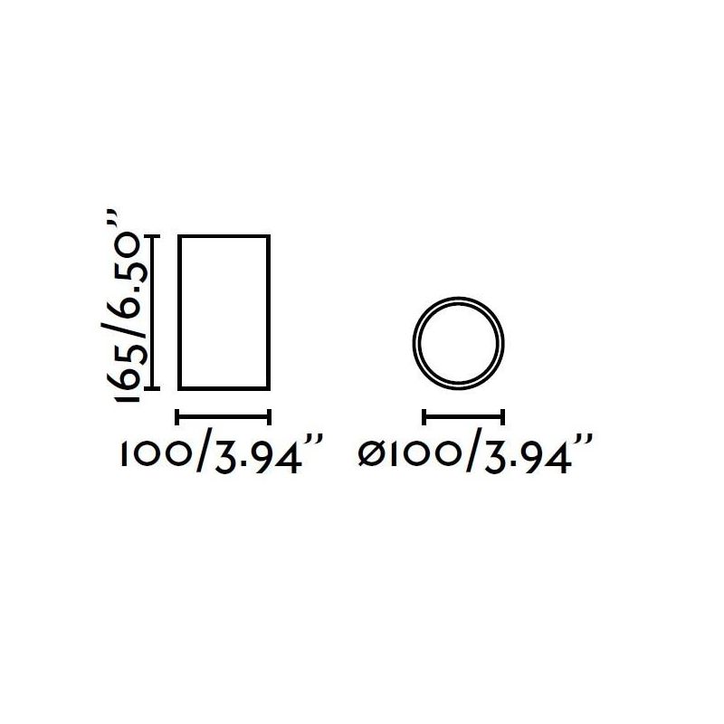 Plafonier, spot negru cu iluminat LED, REL-G