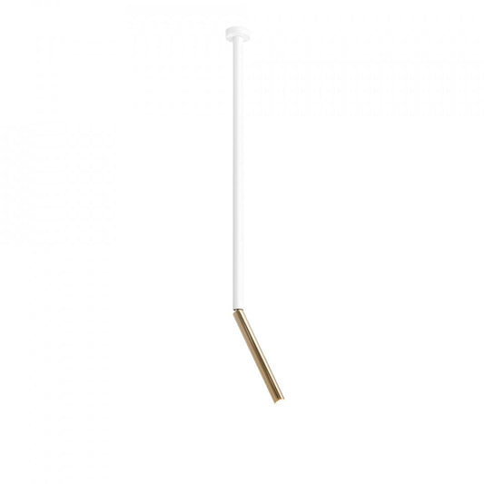 Plafoniera alba/aurie din metal Stick Large Aldex