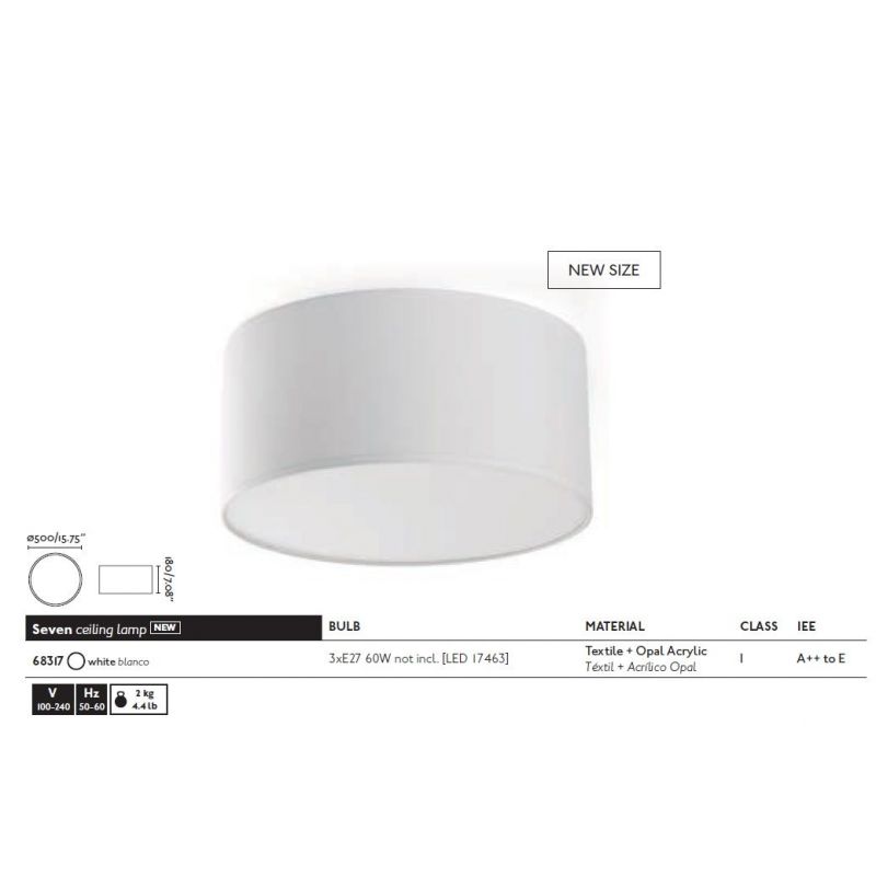 Plafoniera design modern SEVEN II