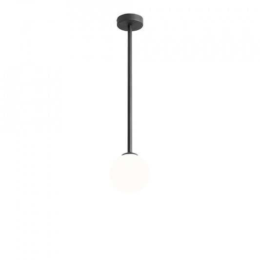 Plafoniera neagra/alba din metal Pinne M Aldex
