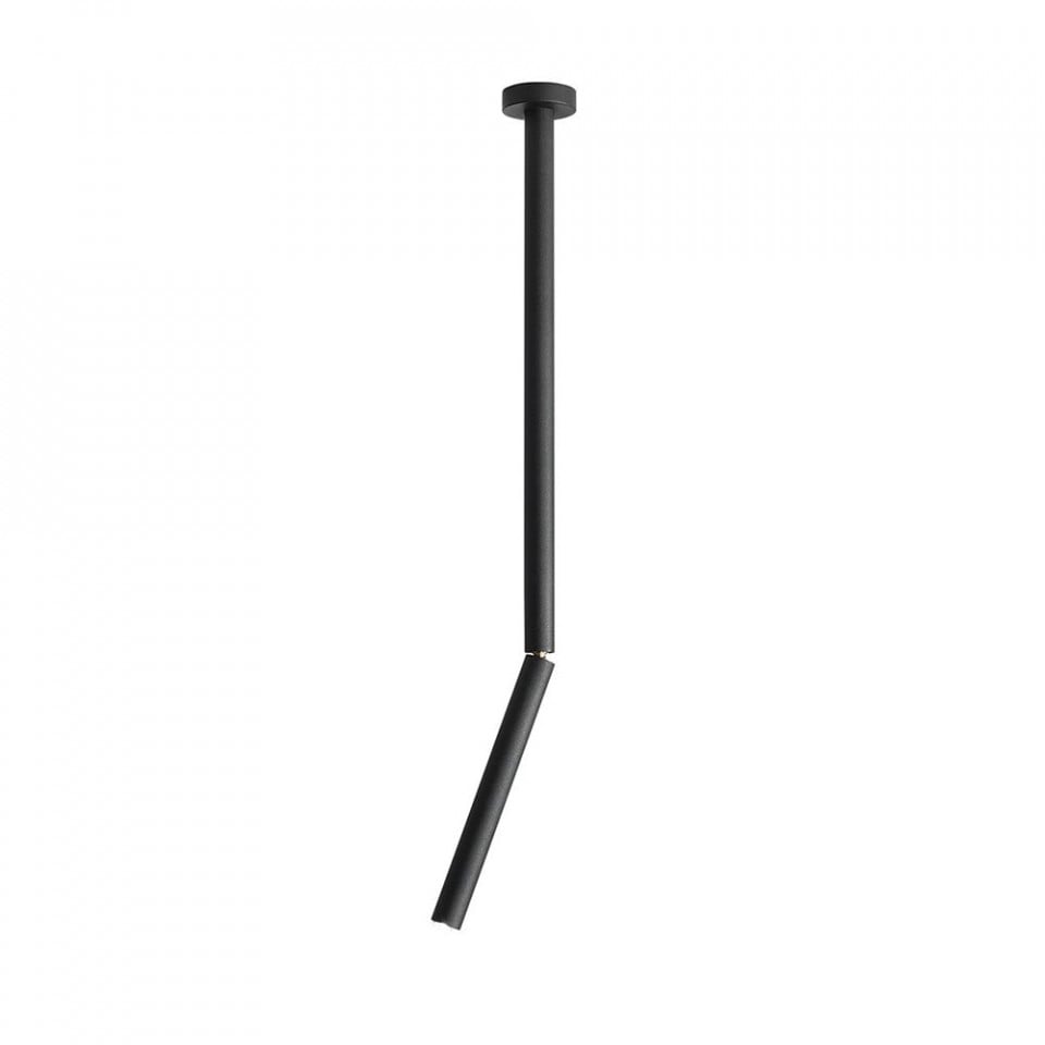 Plafoniera neagra din metal Stick Medium Aldex