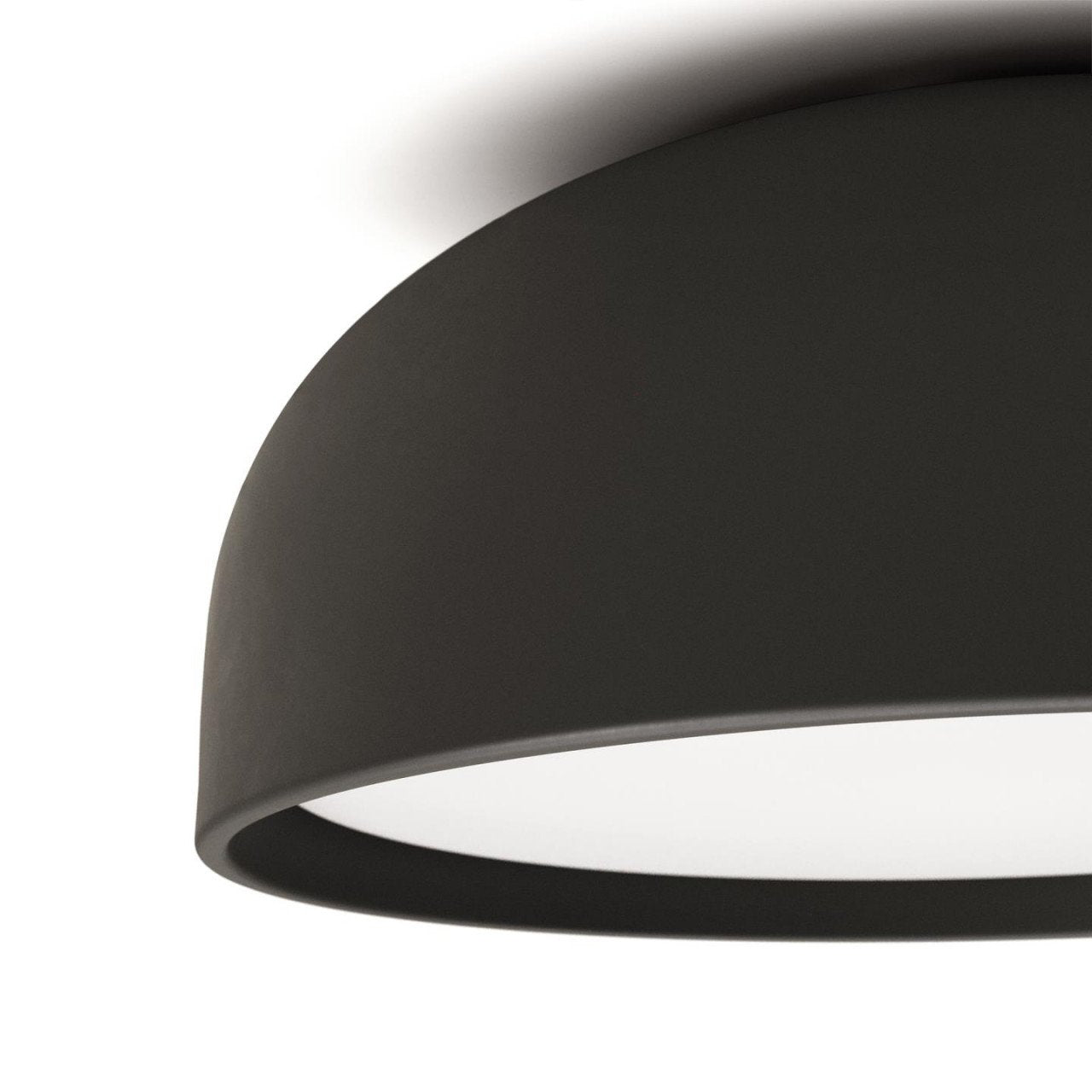 Plafoniera neagra din plastic Xaviera Kave Home