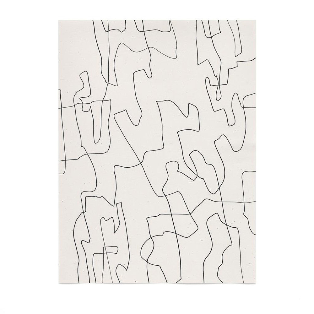 Poster alb din hartie 21x28 cm Francela Kave Home