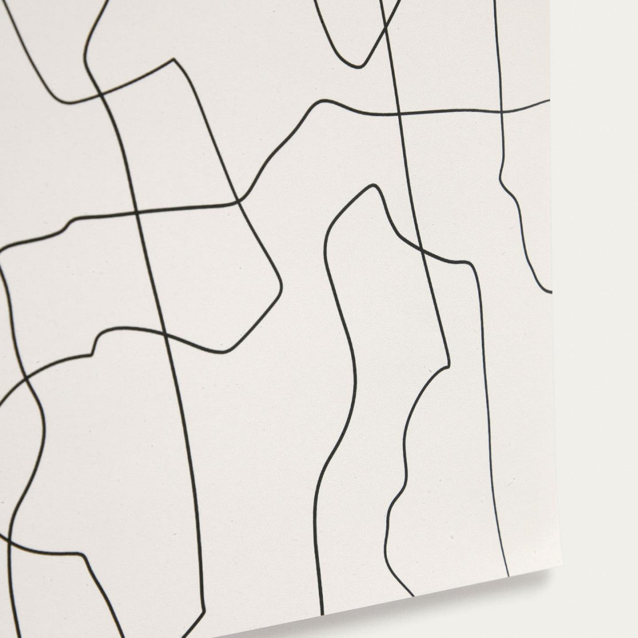 Poster alb din hartie 21x28 cm Francela Kave Home