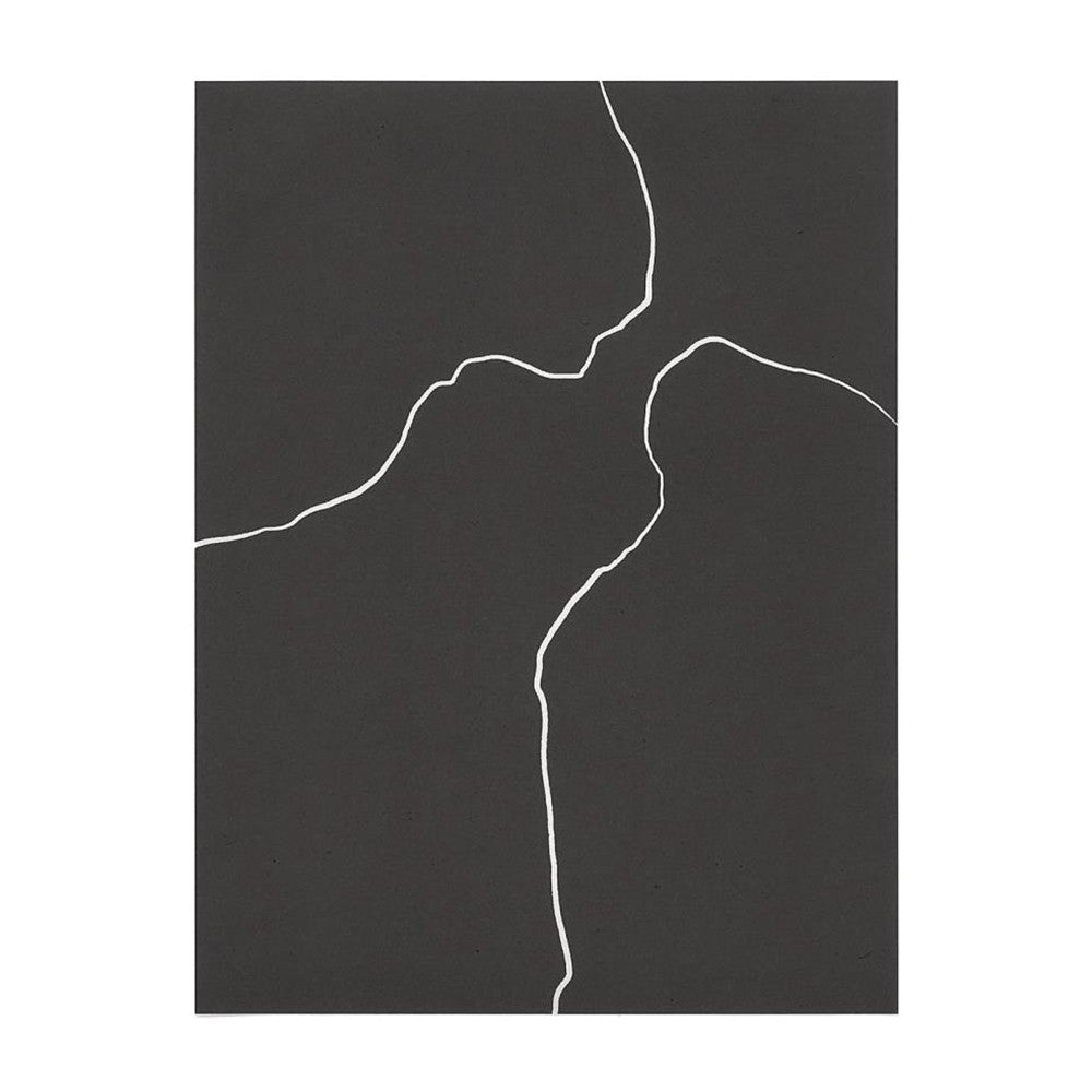 Poster negru din hartie 21x28 cm Keilani Kave Home