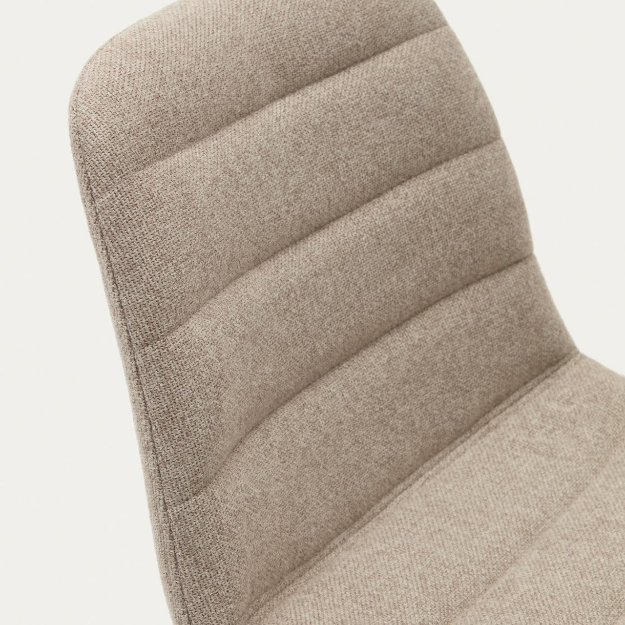 Scaun bar bej din textil Zunilda Kave Home