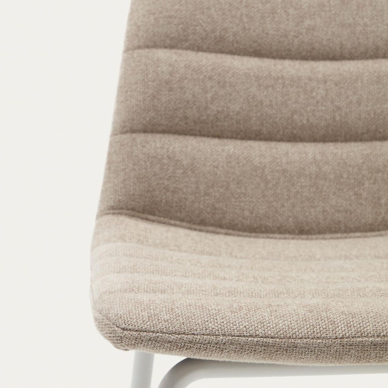 Scaun bar bej din textil Zunilda Kave Home