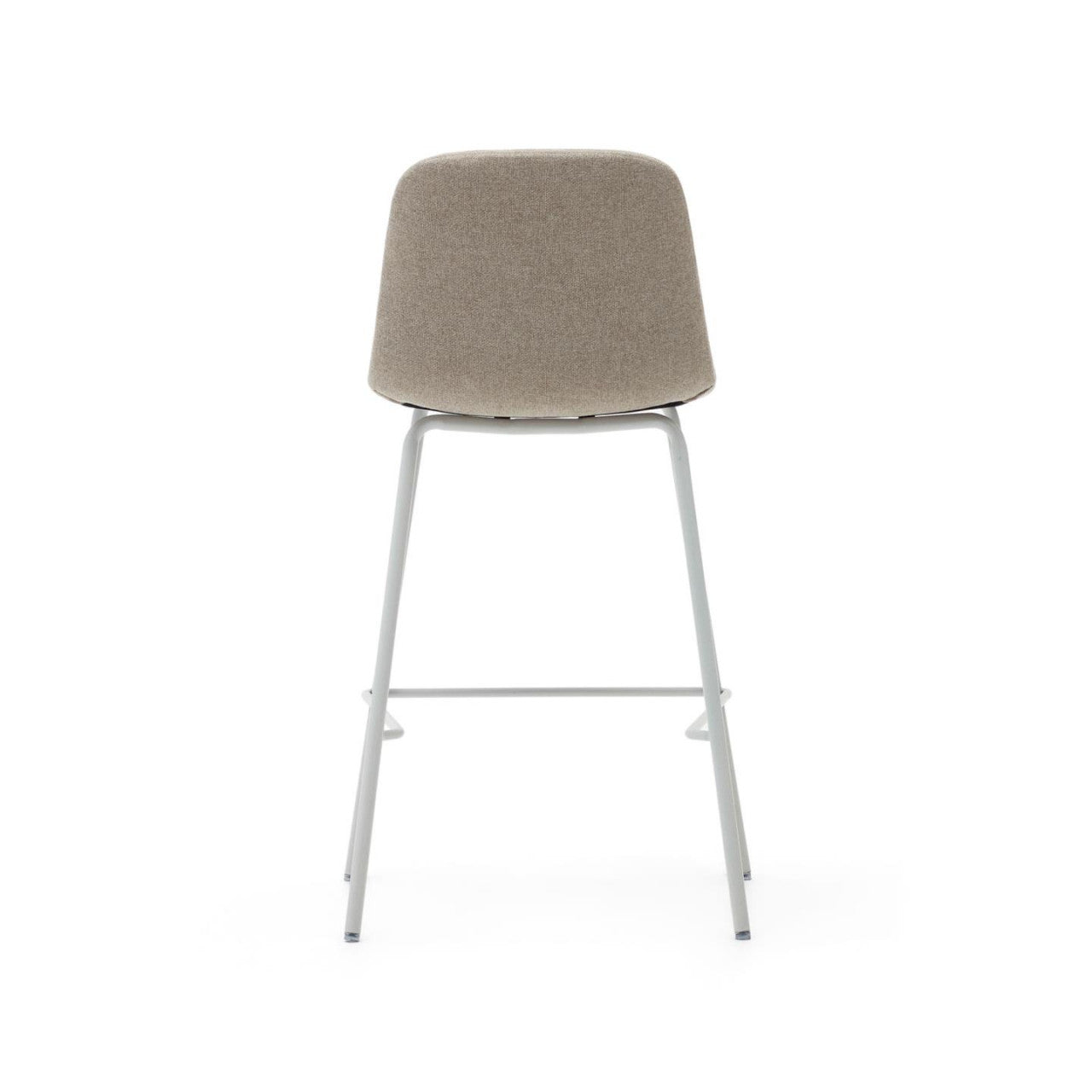 Scaun bar bej din textil Zunilda Kave Home