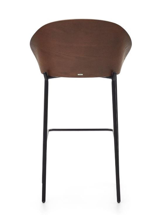 Scaun bar maro din textil Eamy Kave Home