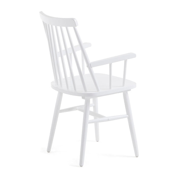 Scaun dining alb din lemn Tressia Kave Home