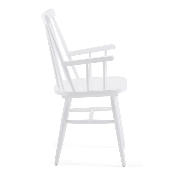 Scaun dining alb din lemn Tressia Kave Home