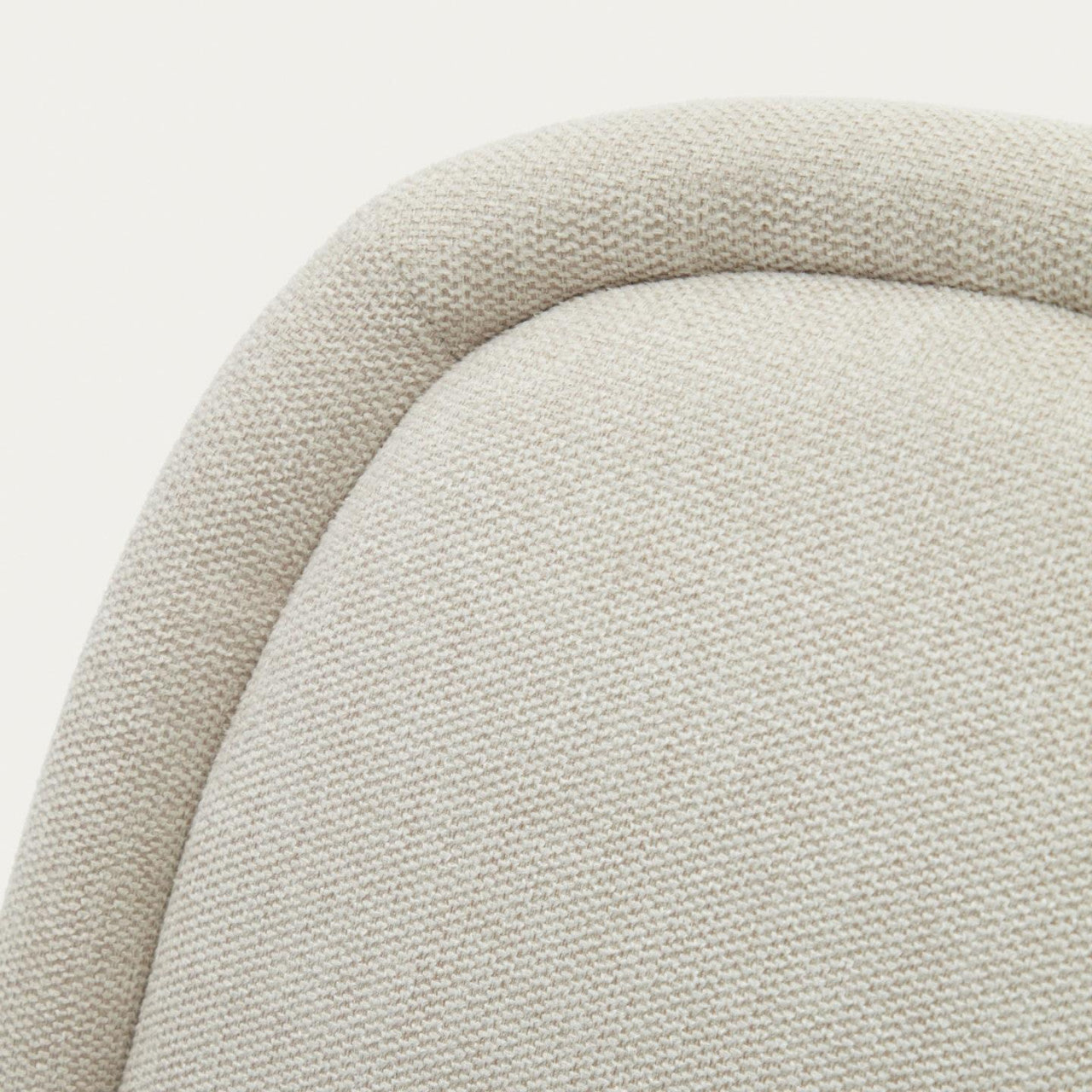 Scaun dining bej din textil Aimin Kave Home