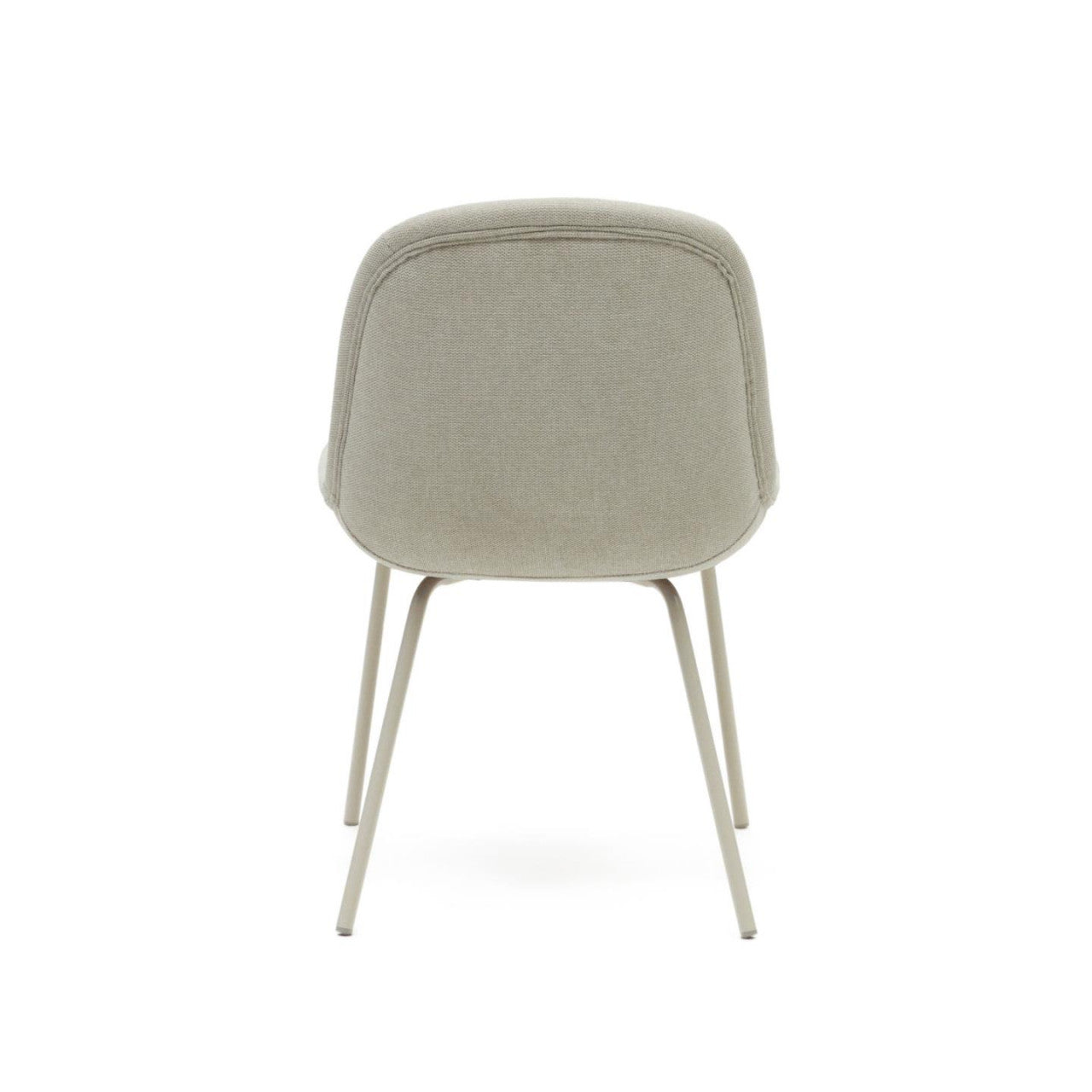 Scaun dining bej din textil Aimin Kave Home