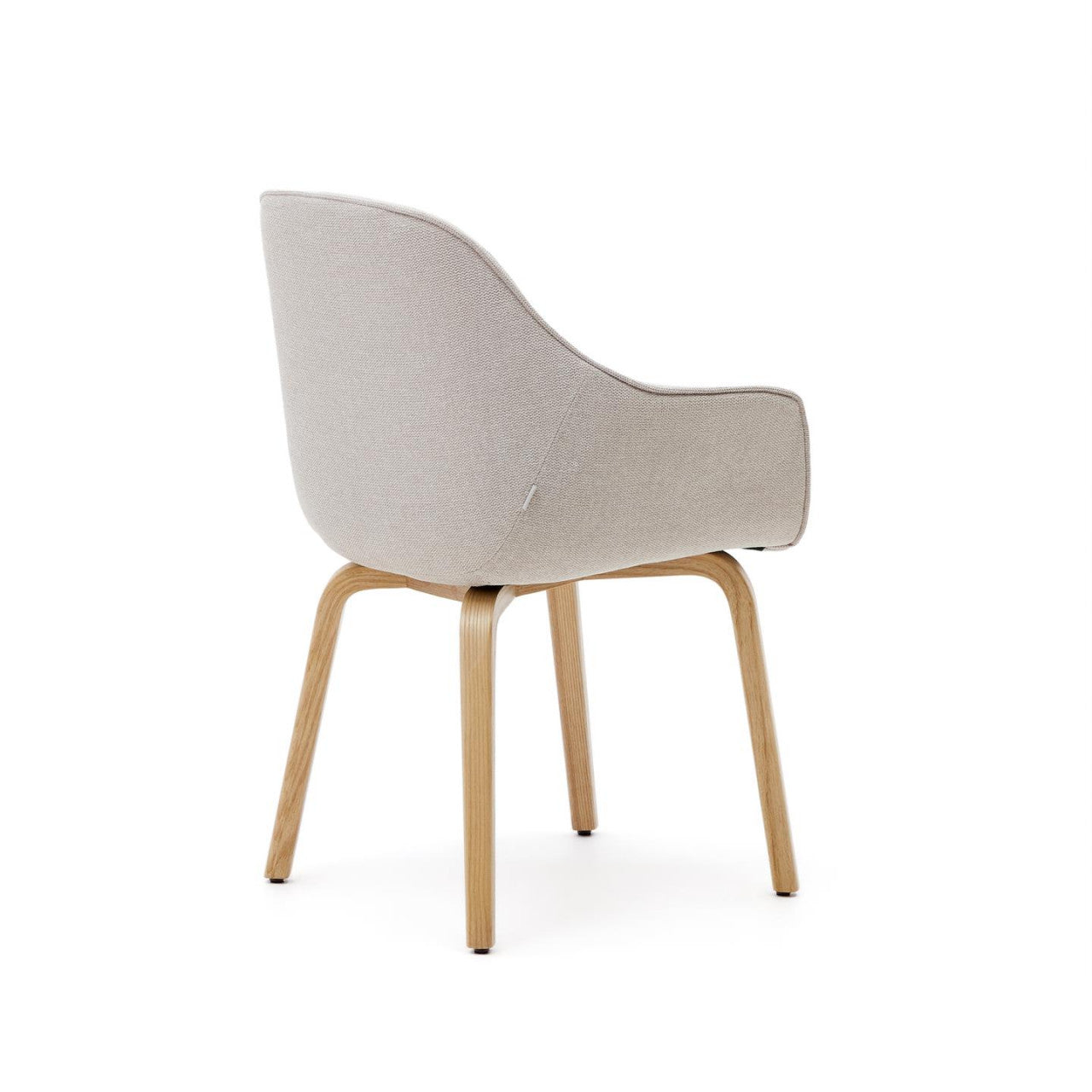 Scaun dining bej din textil Aleli Kave Home
