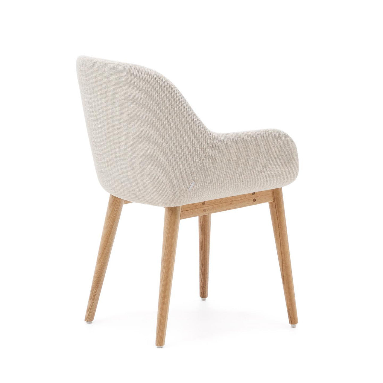 Scaun dining bej din textil Konna Kave Home