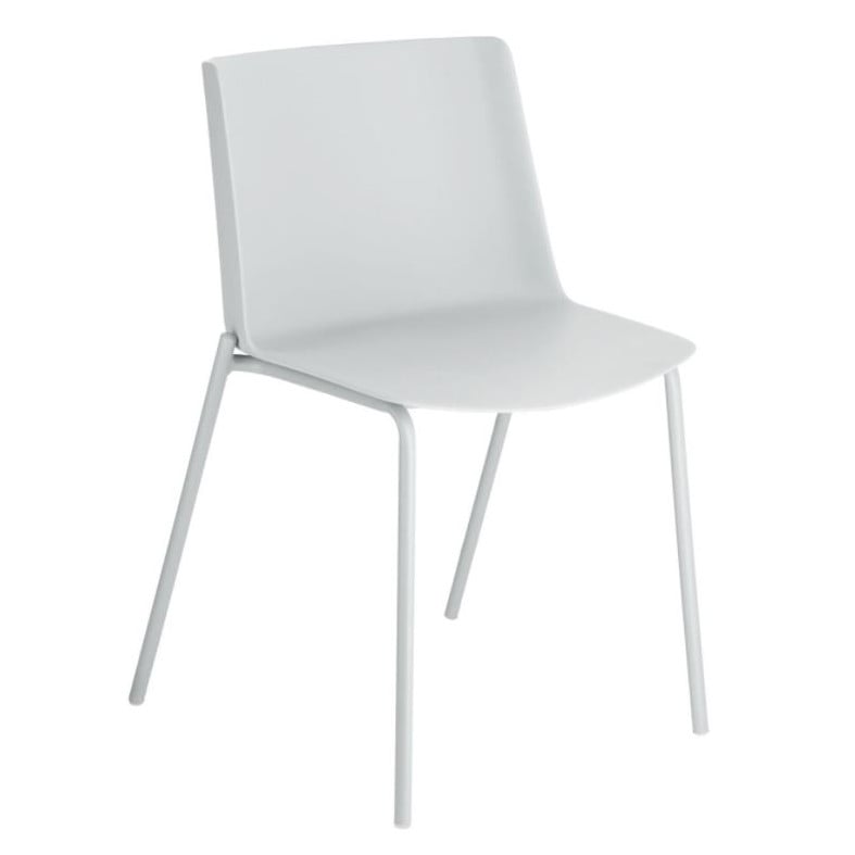Scaun dining gri din metal Hannia Kave Home