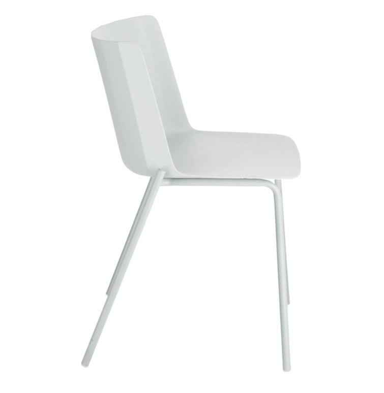 Scaun dining gri din metal Hannia Kave Home