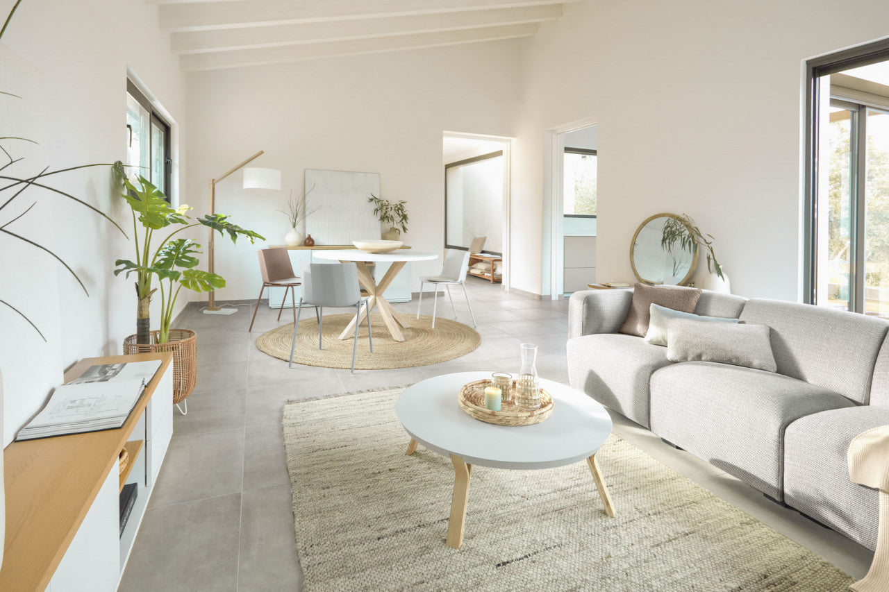 Scaun dining gri din metal Hannia Kave Home