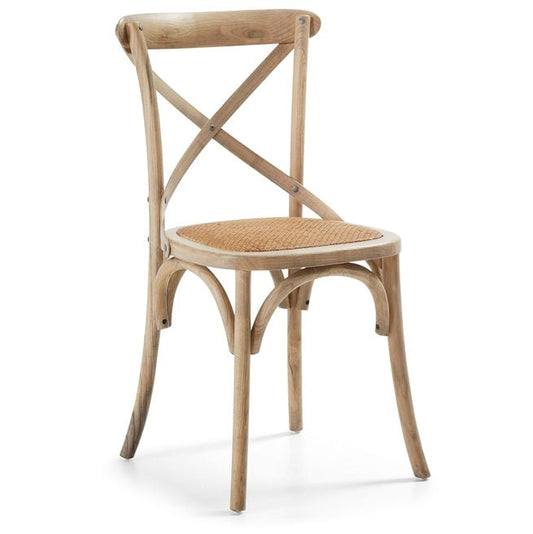 Scaun dining maro deschis din lemn Alsie Kave Home