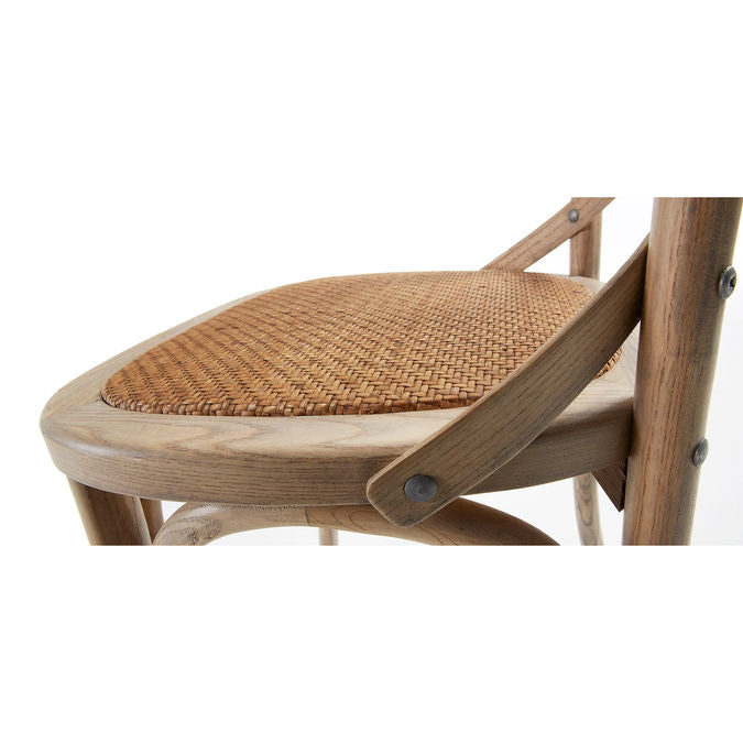 Scaun dining maro deschis din lemn Alsie Kave Home