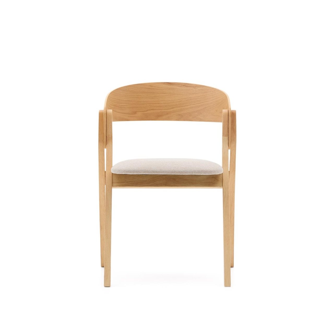 Scaun dining maro deschis din lemn Godia Kave Home