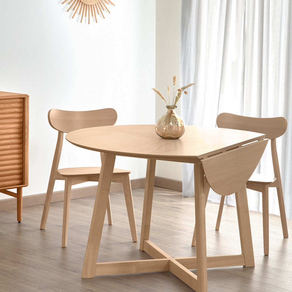 Scaun dining maro deschis din lemn Safina Kave Home