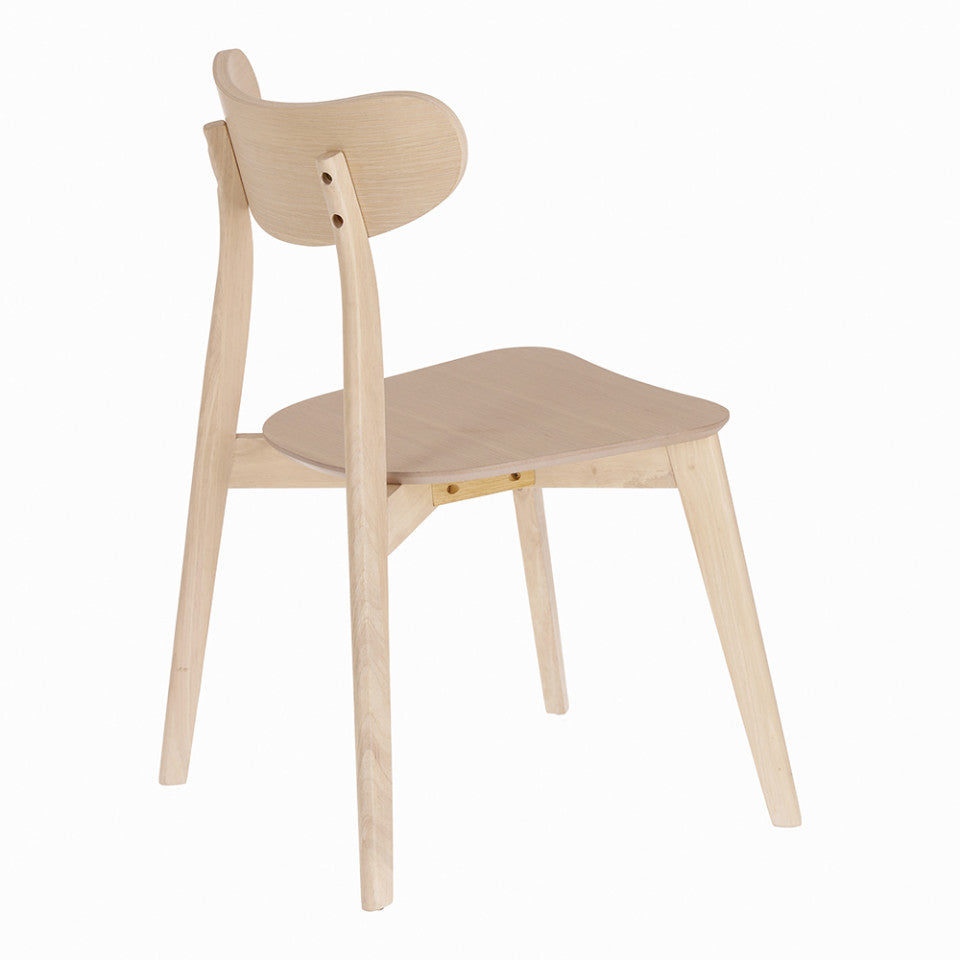 Scaun dining maro deschis din lemn Safina Kave Home