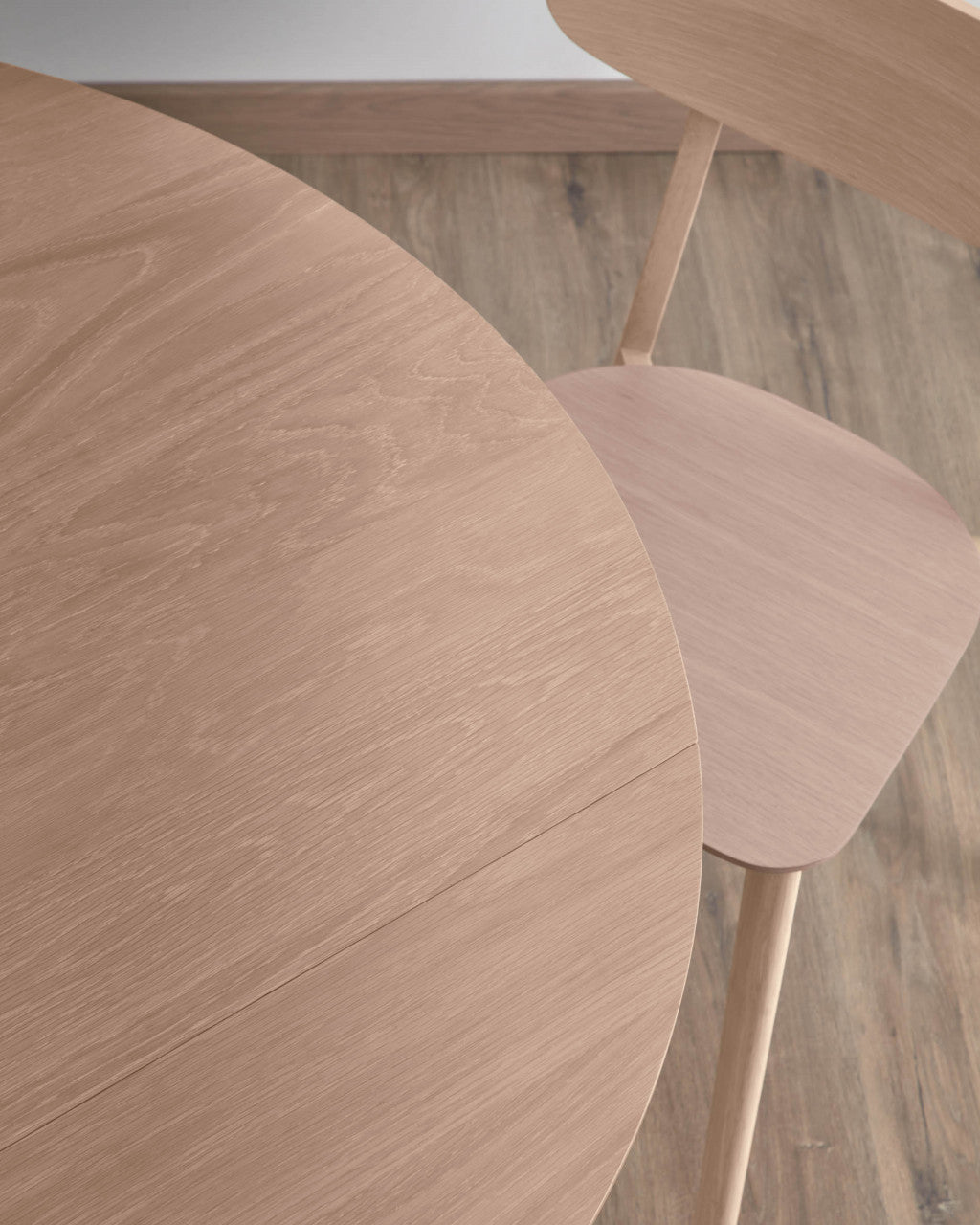 Scaun dining maro deschis din lemn Safina Kave Home